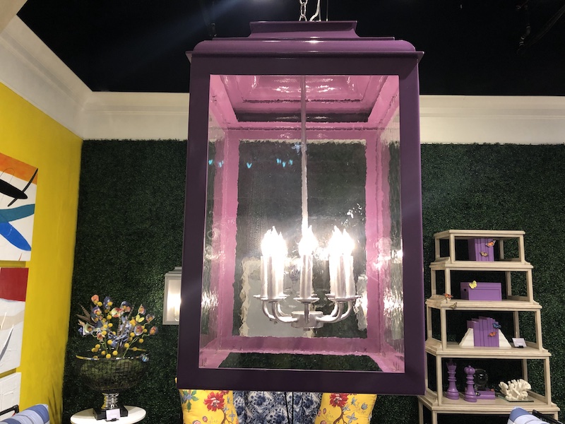 Kingshaven’s outdoor lighting line is customizable to match any Sherwin Williams, Benjamin Moore or Farrow and Ball color, as well as custom fabric shades.
