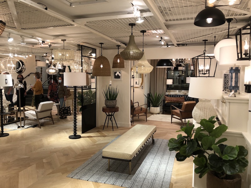 Regina Andrew Detroit expanded their showroom this market, taking advantage of the additional space to display their outdoor lighting line with Coastal Living.