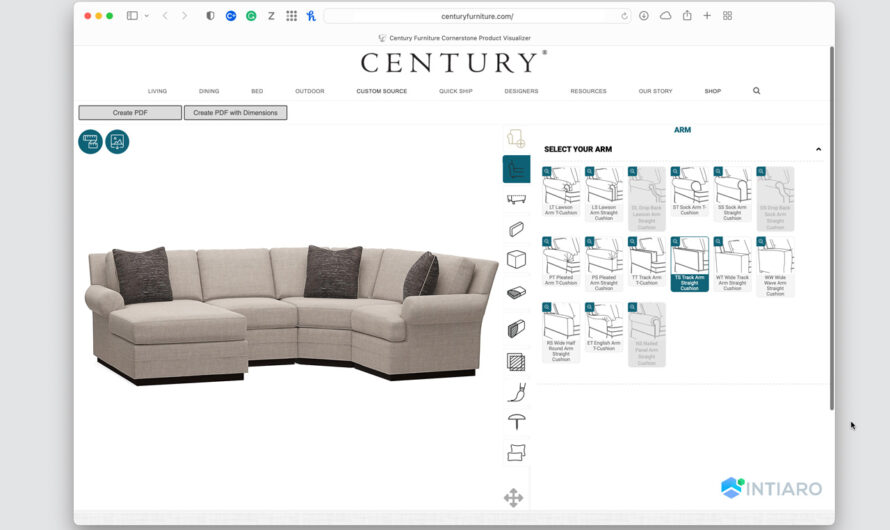 Century Furniture partners with Intiaro on 3D tech